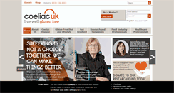 Desktop Screenshot of coeliac.org.uk